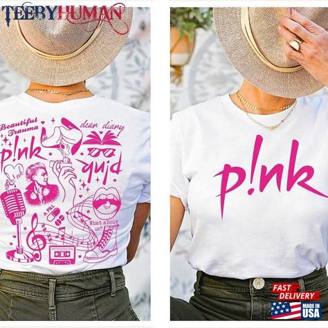 P!Nk Summer Carnival 2024 Tour  Shirt Concert Pink Fan Lovers Gift Classic T-Shirt Check more at https://teebyhuman.com/product/p-nk-summer-carnival-2024-tour-shirt-concert-pink-fan-lovers-gift-classic-t-shirt/ Concert Pink, Pink In Concert, Pink Fan, Summer Carnival, Iconic Album Covers, Shirt Designs For Men, T Shirt Printing, Tour Shirt, Retro Tshirt