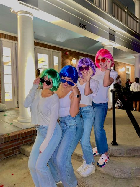 Sorority Wig Theme, Spirit Week Outfits, Week Outfits, Theta Phi Alpha, Big Lil, Sorority Big Little, Kappa Kappa Gamma, Big Little Reveal, Spirit Week