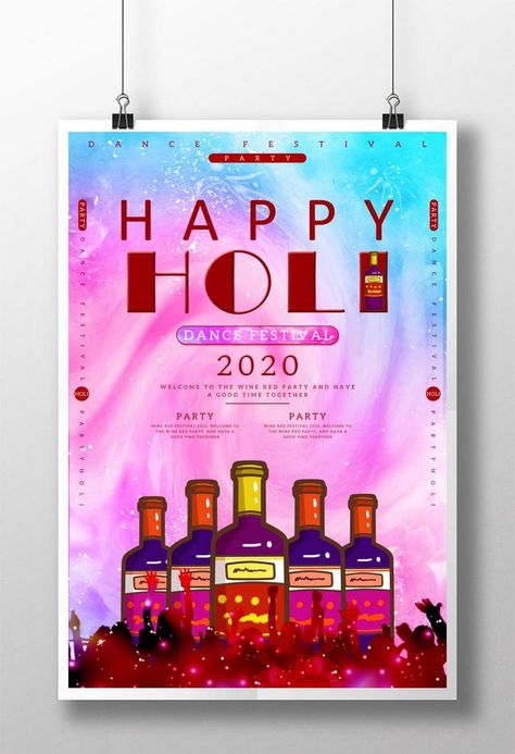 Award Poster, Holi Party, Water Poster, Red Party, Holi Festival, Wedding Posters, Wine Festival, Wine Parties, Psd Free Download