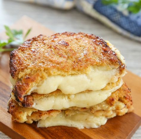 Cauliflower Crusted Grilled Cheese Sandwiches - Kirbie's Cravings Grilled Cheese Sandwiches, Cheese Sandwich, Grilled Cheese Sandwich, Cheese Sandwiches, Grilled Cheese, Sandwiches, Cheese