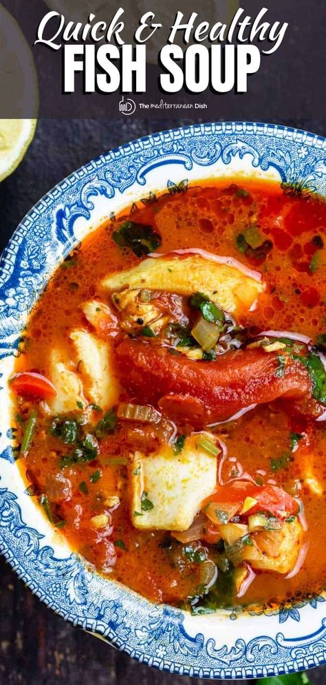 Soft Fish Recipes, Fish Recipes Crockpot, Portuguese Fish Soup, V8 Soup Recipe, Fish Gumbo, Mediterranean Soup, Fish Stew Recipes, Seafood Soup Recipes, Food Seafood