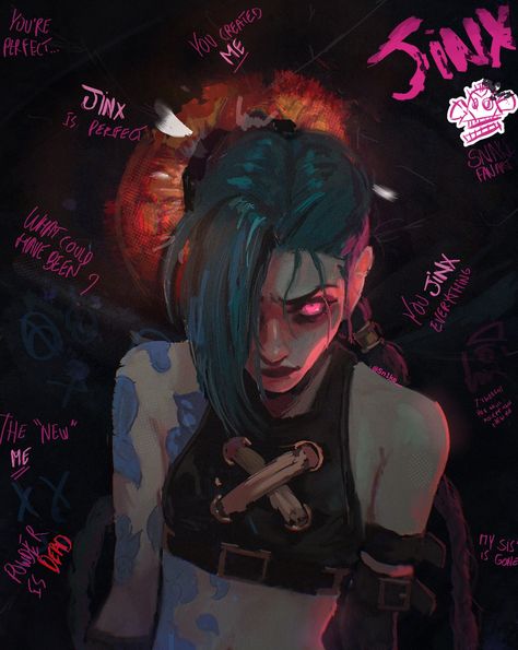 @Sn1ke__ on twitter Ekko League Of Legends, Jinx Art, Vi Cosplay, League Of Legends Fanart, League Of Legends Comic, Arcane Fanart, Arcane Art, Arcane Jinx, League Of Legends Arcane