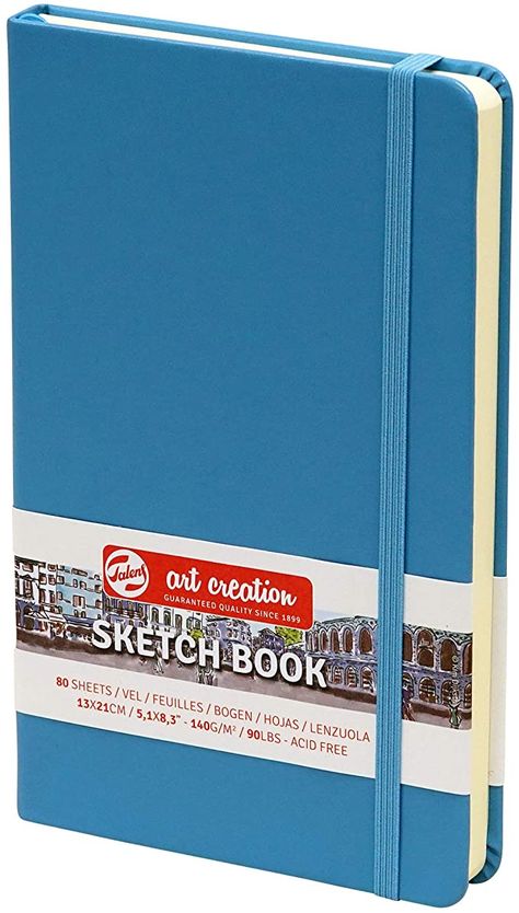 Blue Sketchbook, Drawing Notebook, Book Sketch, Art School Supplies, Small Sketchbook, Royal Talens, Palette Art, A Diary, Terraria