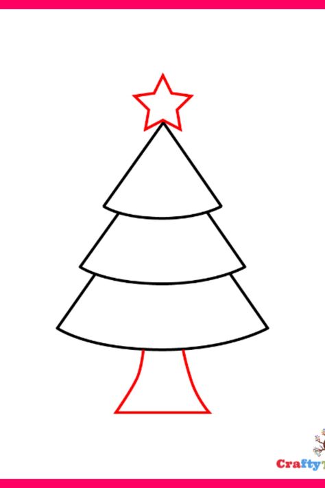 Learn to draw a stunning Christmas tree with our easy-to-follow tutorial! Enhance your drawing skills as our step-by-step guide takes you from a simple outline to intricate details. Create beautiful artwork and get into the holiday spirit. Start drawing your own masterpiece today! How To Draw A Christmas Tree Easy, How To Draw A Christmas Tree, Easy Christmas Tree Drawing, Christmas Tree Drawings, Christmas Tree Drawing Easy, Christmas Tree Step By Step, Draw A Christmas Tree, Tutorial For Drawing, Trees Drawing Tutorial