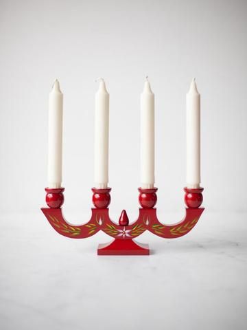 Beauty Meaning, Christmas Candelabra, Advent Candle Holder, Advent Candle, Inside Decor, Swedish Christmas, Advent Candles, Nordic Christmas, Christmas Trends