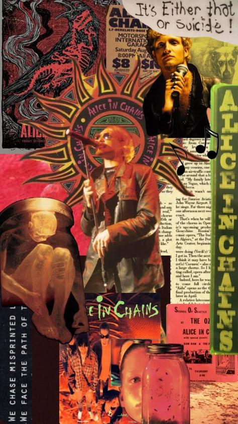 Alice in chains Alice In Chains Albums, Mad Season, Grunge Band, Band Wallpapers, Beautiful Disaster, Heavy Metal Music, Alice In Chains, Vintage Poster Art, Band Posters