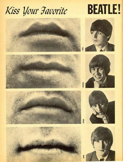 Tbh, George has the prettiest mouth #Beatles #George Harrison #Paul McCartney #Ringo Starr #John Lennon Beatles Poster, Ed Sullivan Show, Beatles Love, The Fab Four, I'm With The Band, Trening Abs, Stanley Kubrick, Ringo Starr, George Harrison