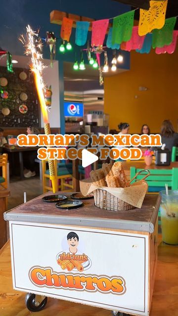 Christina Autry on Instagram: "🇲🇽 @adriansmex just opened in the Energy Corridor, and they have the cutest elote & churro carts! 😍🌽 Plus, luchadores shots!? 😜 But it’s not just cute, everything is delicious! 🔥 We loved their margaritas & cantaritos, street & birria tacos (we need to go try more!) ☺️

🌽 Elote Cart
Single $3.99 | Double $7.99
✨Churro Cart
5 for $10.99 | 9 for $14.99

Adrian’s Mexican Street Food Locations: 
📌 (This video) 14515 Katy Fwy #600, Houston, TX 77079
📌 1603 N Westgreen Blvd #110, Katy, TX 77449
📌 20323 FM 529 Ste #130, Katy, TX 77449
📌 1997 Katy Mills Blvd #300, Katy, TX 77494
📌 416 Waller Ave, Brookshire, TX 77423

#houston #houstonfood #houstonfoodie #mexicanfood #htx #htown #margaritas #tacos #churros #elote #streetfood #htxeats" Elote Cart, Churro Cart, Taco Cart, Houston Foodie, Birria Tacos, Houston Food, Mexican Street Food, Mexican Street, H Town