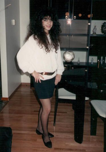 Before They Were Housewives: Teresa | The Real Housewives of New Jersey Photos Skater Skirt Outfit, Real Housewives Of New Jersey, Teresa Giudice, Bravo Tv, Mob Wives, Heidi Klum, Real Housewives, Studio Portraits, Hollywood Stars