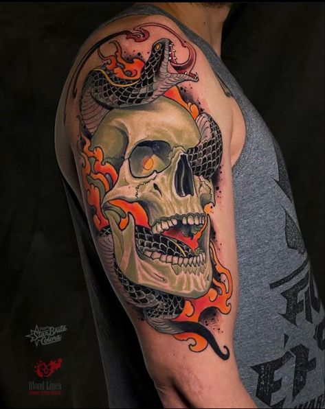 Skull Sleeve Tattoos, Skull Sleeve, Sleeve Ideas, Rockabilly Style, Leg Sleeve, Sleeves Ideas, Couples Poses, Leg Sleeves, Neo Traditional