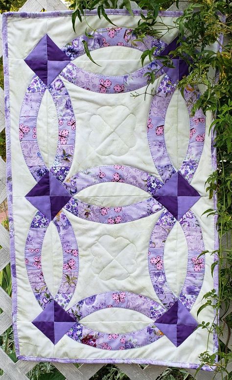 Wedding ring quilt block