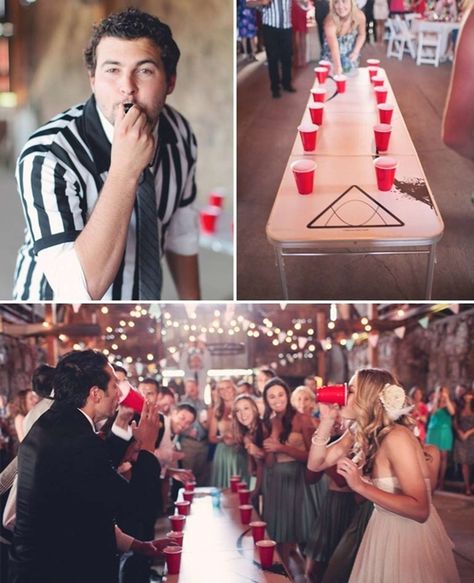 Wedding Drinking Games, Wedding Reception Entertainment, Wedding Party Games, Reception Games, Wedding Reception Games, Wedding Reception Fun, Bachelorette Bachelor Party, Wedding After Party, Unconventional Wedding