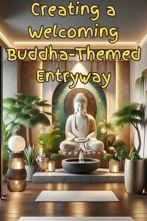 Discover the secret to a peaceful, welcoming home right from the moment you step inside. Our latest blog post reveals how to create a Buddha-themed entryway that radiates tranquility and positive energy. 

From the perfect Buddha statue to the calming color palette, every detail is designed to soothe the soul and welcome all who enter with open arms.

Click our link to the website for more! Buddha Entryway, Buddha Decor Entryway, Fir Pit, Buddha Statue Decor, Buddha Background, Buddha Statue Home, Buddha Wall Decor, Oasis Backyard, Buddha Home Decor