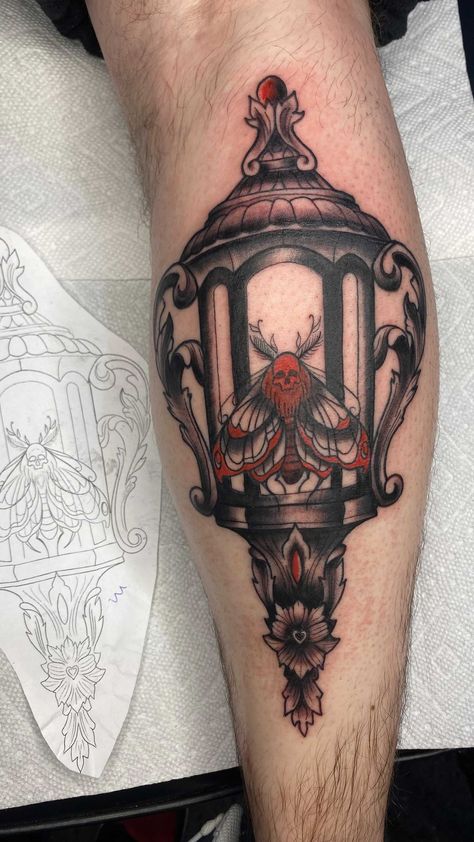 Moth Lantern Tattoo, Skull Lantern, Lantern Tattoo, Throat Tattoo, Pirates Life, Tattoo Board, Antique Lanterns, Hummingbird Tattoo, Tattoo Inspo