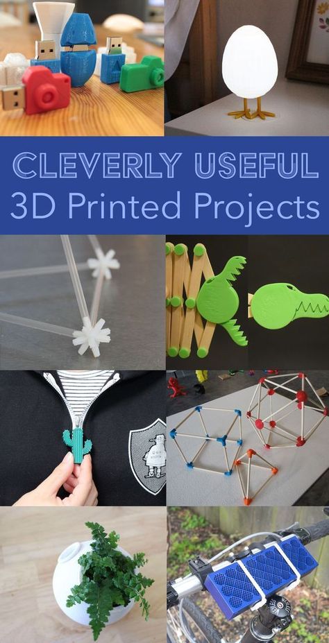 Most Useful 3d Prints, Things To Print With 3d Printer, Fun 3d Printing Projects, What To Make With A 3d Printer, What To 3d Print, 3d Printing For Beginners, Useful 3d Printing Projects, Useful Things To 3d Print, Useful 3d Printing Ideas