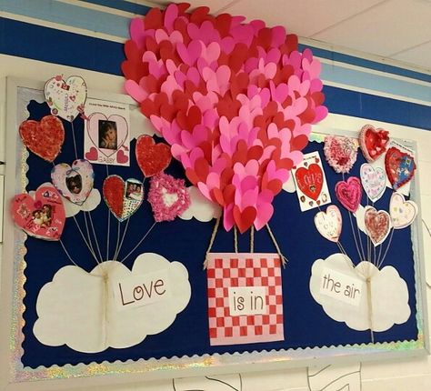 Cupid Bulletin Board, Diy Classroom Valentines Decorations, Bulletin Board February Ideas, Valentines Day School Board, Valentines Day Bulletin Board Ideas Kids, Valentine Day Board Ideas, Bulletin Board Ideas February, Valentine’s Day Birthday Board, Bulletin Board Ideas For Valentines Day