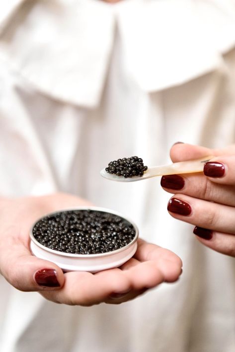 Caviar Photography, Serving Ideas, Food Mood, Luxury Food, Black Caviar, Serving Set, Soho, Ferrari, Food Photography