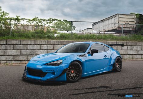 Subaru Brz Blue, Subaru Brz Custom, Rocket Bunny, Good Looking Cars, Car Backgrounds, Best Jdm Cars, Car Inspiration, Street Racing Cars, Blue Bunny