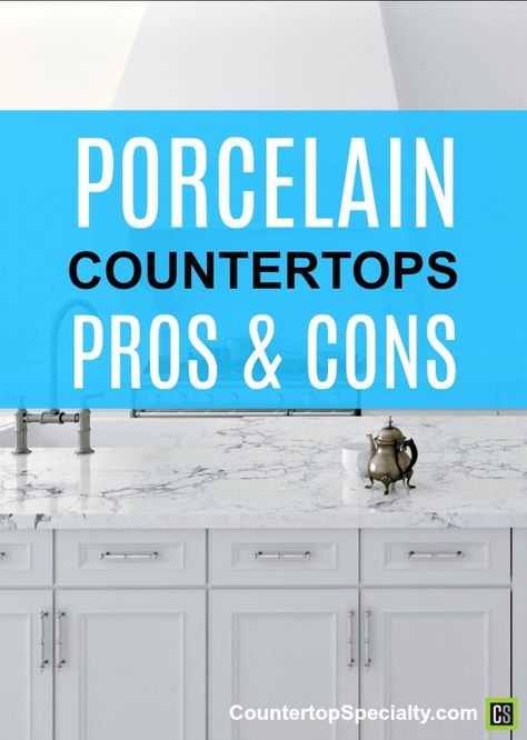 Porcelain Countertops! Porcelain Countertops Pros And Cons, Porcelain Tile Countertops Kitchen Counters, Porcelain Vs Quartz Countertops, Porcelain Tile Kitchen Countertops, Porcelain Countertops Bathroom, Porcelain Countertops And Backsplash, Porcelain Countertops Vs Quartz, Porcelain Slabs Kitchen, Porcelain Countertops Kitchen