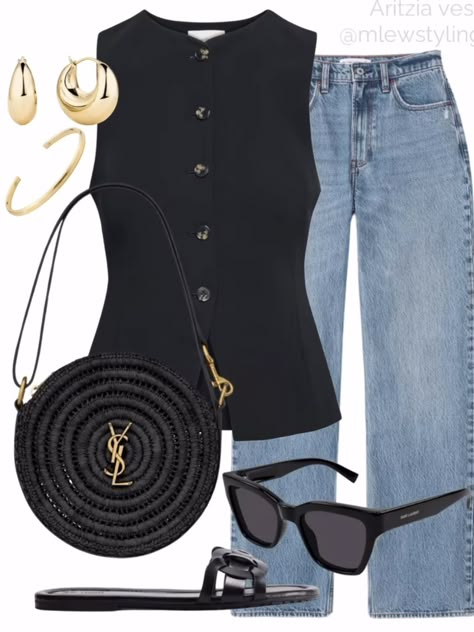 Elegant Daily Outfit, Style Inspo Summer, Fendi Sandals, Outfits Capsule Wardrobe, Mode Tips, Neutral Outfits, Chique Outfits, Outfit Autumn, Effortlessly Chic Outfits