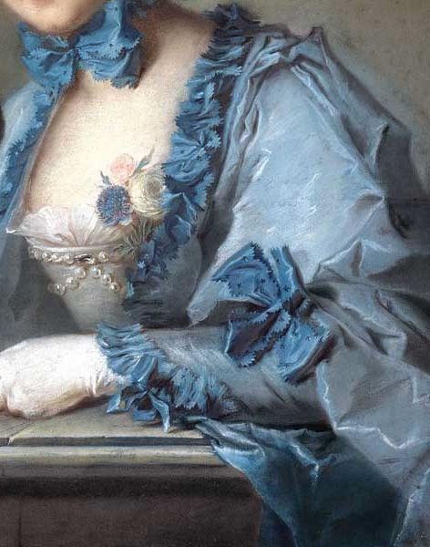 L'incomparable Bleu Nattier. It certainly was an incomparable hue used by French painter Jean-Marc Nattier (1685–1766), more ‘metallic’ than 'cobaltish’ although it could be seen as a light version of a cobalt-tone; not the colour itself, often found in blue and white porcelain, which very well may have been its inspired provenance.. Rococo Painting, Rococo Aesthetic, Rennaissance Art, Jean Marc, Art Details, Rococo Style, Elegant Art, Historical Art, Classical Art