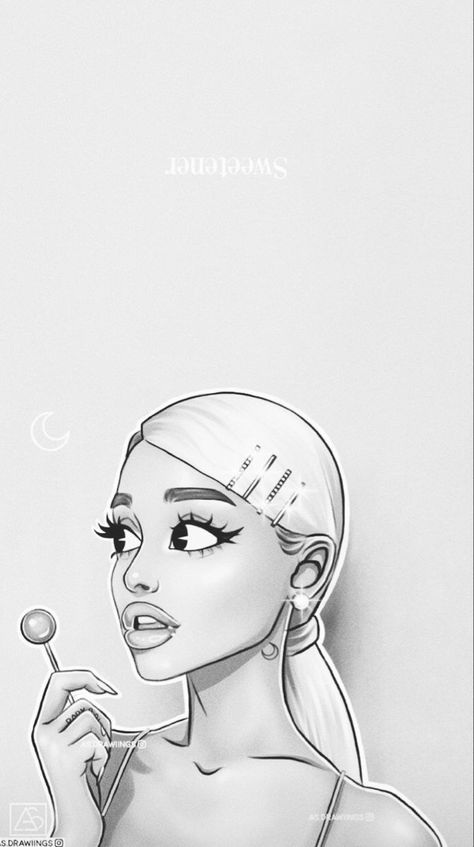 Ariana Grande Drawings, Ariana Grande Cute, Pop Art Comic, Art Comic, 3d Drawings, Dessin Adorable, Cute Easy Drawings, Epic Art, Cool Art Drawings