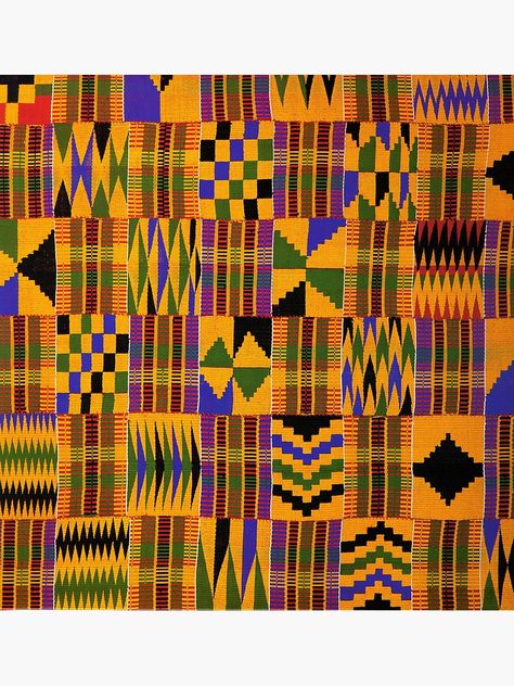 kente clothe sticker Kente Background, Kente Cloth Designs, Kente Cloth Patterns, Kente Material, Kente Pattern, Africa Art Design, Prints Ideas, Kente Print, Afrique Art