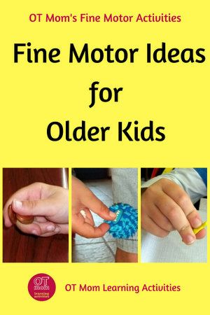 Fine Motor Ideas, Hand Strengthening Activities, Occupational Therapy Kids, Fine Motor Activities For Kids, Occupational Therapy Activities, Improve Handwriting, Gross Motor Activities, Activities For Teens, Fine Motor Skills Activities