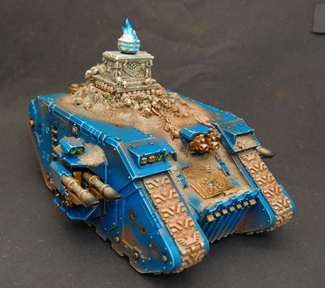 Warhammer 40k Thousand Sons Land Raider Ghost Army, Chaos Legion, Chaos 40k, Warhammer 40k Figures, Thousand Sons, Painted Miniatures, Flashback Friday, Dark Angels, Warhammer 30k