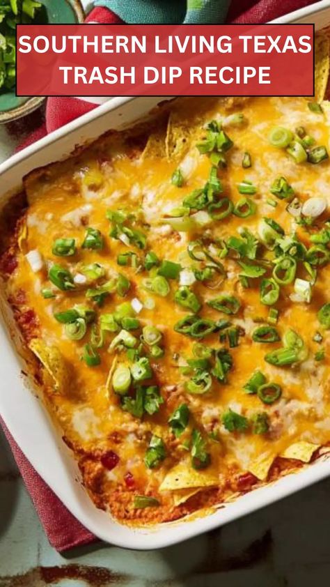 Southern living texas trash dip recipe Texas Trash Dip Southern Living, Chicken Texas Trash Dip, Texas Trash Chicken Recipe, Texas Trash Chicken, Texas Trash Dip Recipe, Texas Trash Recipe, Trash Dip Recipe, Spicy Sausage Dip, Warm Dip Recipes