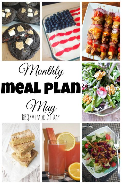 043017 Monthly Meal Plan May-main Homemade Honey Butter, Monthly Meal Plan, Learn Skills, My Generation, All About Food, Monthly Meal Planning, Beer Bread, Holiday Foods, Summer Treats