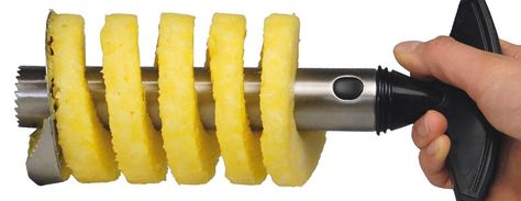 Stainless Steel Pineapple Peeler / Slicer / Corer Pineapple Slicer, Electric Skillet Recipes, Pineapple Corer, Stainless Steel Kitchen Tools, Fruit Pineapple, Stainless Kitchen, Soft Foods, Cast Iron Recipes, Pineapple Fruit