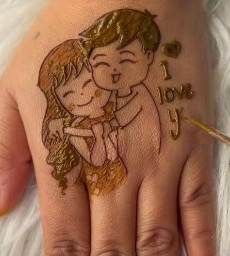 Front Hand Leaf Mehndi Designs, Cartoon Mehndi Designs, Cartoon Mehandi Designs, Cartoon Mehndi Designs For Kids, Cartoon Mehndi, Cute Mehndi Designs For Kids, Cute Mehndi Design, Cute Mehndi, Short Mehndi Design