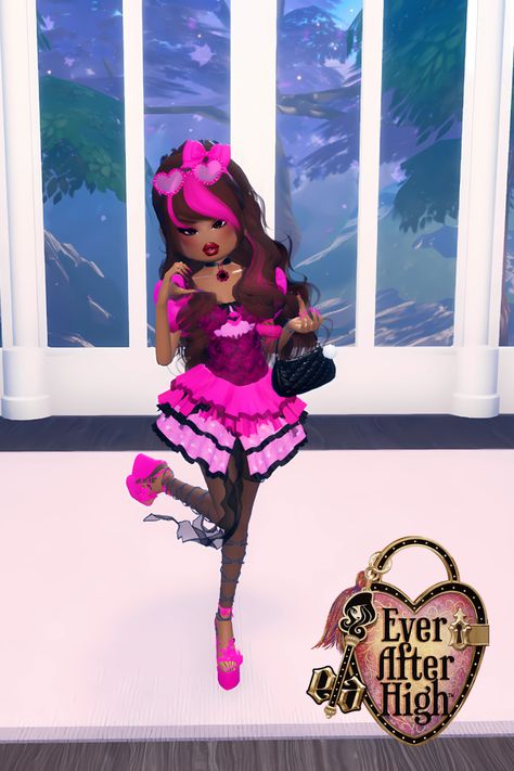 Roblox Dress to Impress look inspired by the Ever After High Character Briar Beauty Briar Beauty, Roblox Dress, Ever After High, Ever After, Dress To Impress, Beauty, Quick Saves