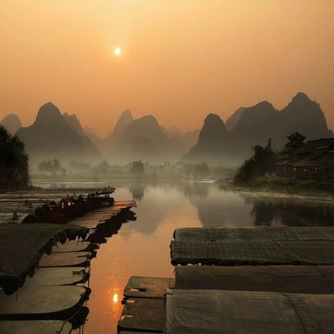 Karst Hills, China Cities Photography, Chinese Landscape, Halong Bay, China Travel, City Photography, Back To Nature, Pretty Places, Beautiful World, Beautiful Landscapes