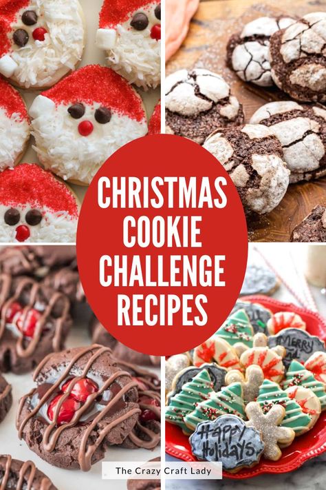 If you're not among the talented cookie makers, no worries! These Christmas Cookie Challenge Recipes are fun, easy, and sure to get you into the holiday spirit. Enter a Christmas cookie contest with confidence using any of the recipes below! Christmas Cookie Challenge, Baking Challenge, Cookie Contest, Cookie Maker, Peppermint Cream, Easy Christmas Cookie Recipes, Cookie Decorating Party, Christmas Cookies Easy, Christmas Tree Cookies