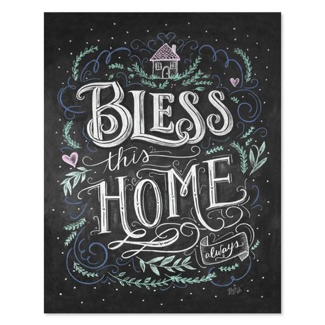 Lily & Val – Bless This Home Print- Vintage Home Wall Decor Artboard 2 Valerie Mckeehan, Kitchen Boards, Chalkboard Inspiration, Delta Breezes, Lily And Val, Making Signs, Chalk Wall, Calligraphy Signs, Chalkboard Drawings