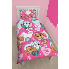 Paw Patrol Bedroom, Easy Decorations, Girls Duvet Covers, Toddler Bedding, Toddler Beds, Single Duvet Cover, Toddler Bedrooms, Big Girl Rooms, Kids' Bed