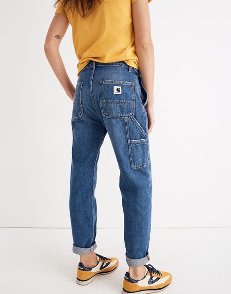 c5cc17e395d3049b03e0f1ccebb02b4d Women Carhartt, Carhartt Work In Progress, Outfit 90s, Carhartt Women, Indie Fashion, Fashion Tips For Women, Fashion Lookbook, Slim Pants, Work In Progress