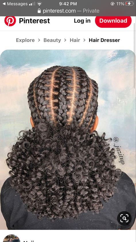 Florida Hairstyles, Sister Hairstyles, Hari Styles, Cornrows With Weave, Naturalista Hairstyles, Cornrows Updo, Natural Hair Pictures, Quick Natural Hair Styles, Braided Cornrow Hairstyles