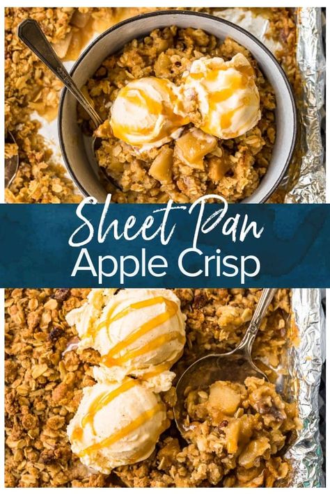 Easy Dessert Bars, Fabulous Desserts, Best Apple Crisp, Fast Desserts, Apple Crisp Recipe, Easy Chocolate Desserts, Cookie Rookie, Apple Cobbler, Fruit Crisp