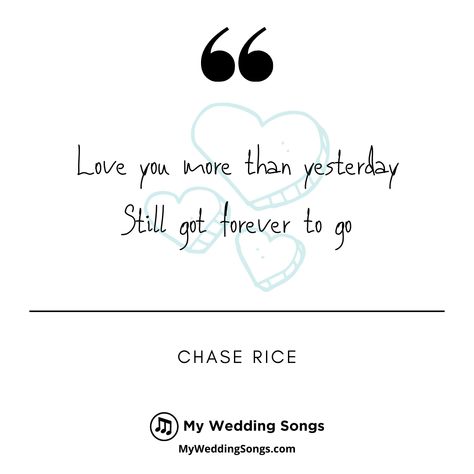 Modern Country love songs make for great wedding songs. ⠀ ⠀ In the top choices is “Forever To Go” by Chase Rice. Discover more Country song suggestions on our website.⠀@chaserice Burning Quotes, Tat Quotes, Wedding Day Playlist, Country Love Song Lyrics, Country Love Songs Quotes, Best Country Wedding Songs, Famous Quotes From Songs, Burned Quotes, Country Wedding Songs