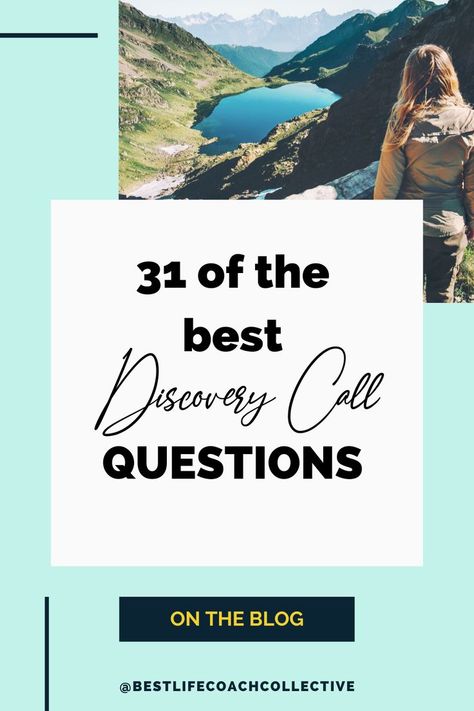 Try asking these 31 questions on your next discovery call! Coaching Discovery Call Questions, Discovery Call Questions, 31 Questions, Discovery Call, Life Coaching, Best Life, Health Coach, Life Coach, Marketing Tips