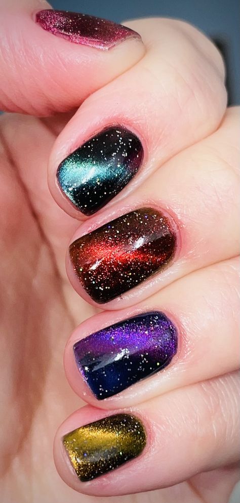 Glitter Rainbow Nails, Glitter Rainbow, Nails Aesthetic, Rainbow Nails, Nail Art, Glitter, Rainbow, Nails, Art