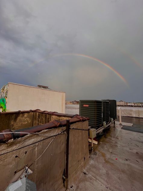 #aesthetic #roof #rooftop #rainbow #brooklyn #manhattan #nyc #sky #sunset #apartment #aesthetic Sunset Apartment, Rooftop Aesthetic, Loquat Tree, Manhattan Nyc, Apartment Aesthetic, Sky Sunset, Split Ends, Manhattan, Roof