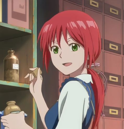 Shirayuki Icon, Snow White With Red Hair, Anime Snow, Anime Red Hair, Helping Someone, Snow White With The Red Hair, Attack On Titan Season, Hair Icon, Anime Fandom