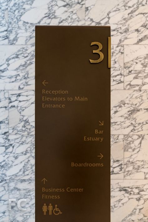 Tour: Conrad Washington DC — FIELD CONDITION Directional Signs Design, Hotel Wayfinding, Hospital Signage, Resturant Design, Hotel Signage, Wayfinding Signage Design, Office Signage, Wayfinding Signs, Retail Signage