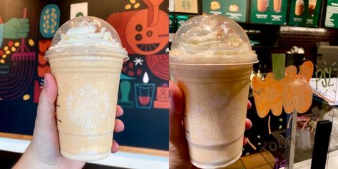 You Can Order A Pumpkin Pie Frappuccino And It Tastes Like Your Favorite Fall Dessert In A CupDelish Dessert In A Cup, Secret Menu Items, Starbucks Secret, Starbucks Pumpkin, Starbucks Frappuccino, Starbucks Secret Menu, Secret Menu, Cinnamon Flavor, Fall Dessert