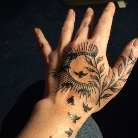 Evil Eye Olive Branch Tattoo, Sun And Olive Branch Tattoo, Christian Olive Branch Tattoo, Bird With Olive Branch Tattoo, Olive Branch Hand Tattoo, Sun Hand Tattoo, Olive Branch Around Arm Tattoo, Olive Tattoo, Olive Branch Tattoo