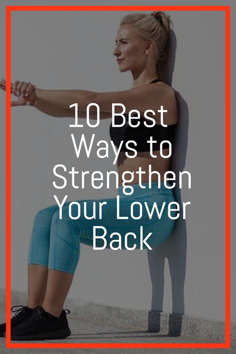 Strengthening your lower back comes with so many benefits. One of the benefits is that if you have a strengthened lower back, you can reduce the chances of experiencing lower back pain. Now, it has been established that exercise can actually help avoid most issues that affect the lower back. Exercising helps to boost blood circulation to your lower back area and also reduces stiffness there which might cause pain. Exercise For Sore Lower Back, Exercise For Sore Back, Ab Workout For Back Problems, Strengthen Lower Back And Core, Exercises To Strengthen Back Muscles, What To Do When Your Lower Back Goes Out, How To Strengthen Lower Back Muscles, Lower Back Excersise For Women, Physical Therapy For Lower Back Pain